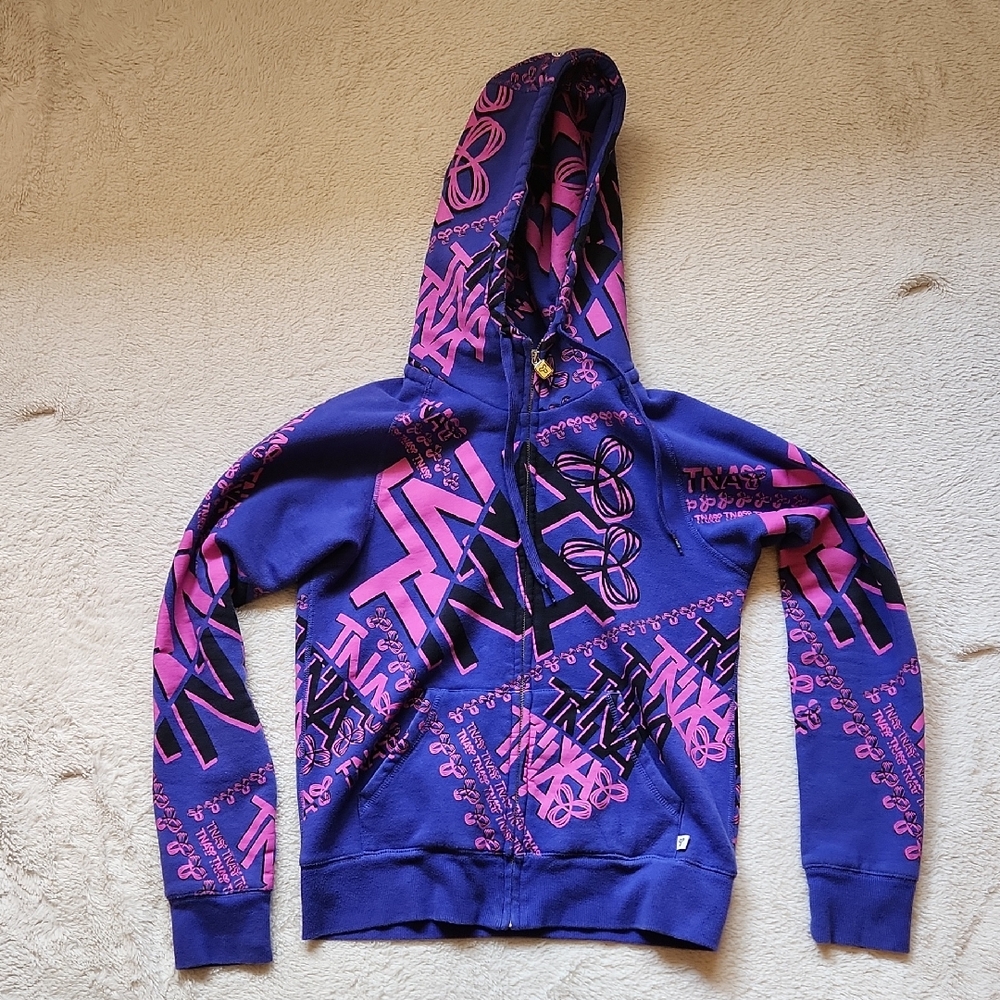 Rare! Pink And Purple TNA Hoodie